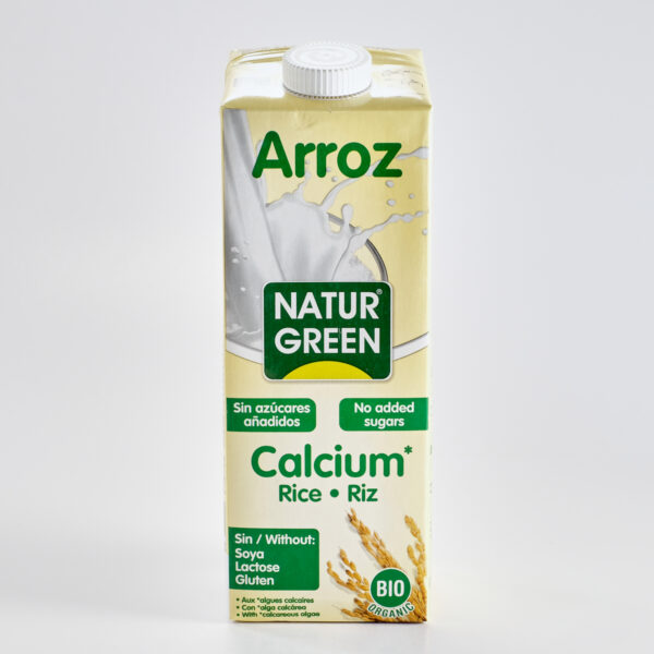 Riisijook kaltsiumiga 1l NaturGreen